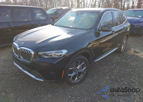 2022 BMW X3 Sdrive30I from USA, damaged, VIN 5UX43DP08N9K71492